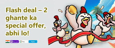100% Welcome Match Bonus promotion image